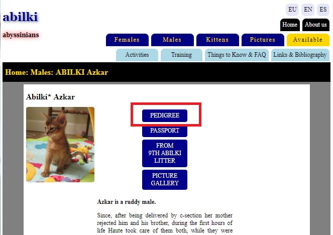 9th ABiLKi litter. directions on the webpage